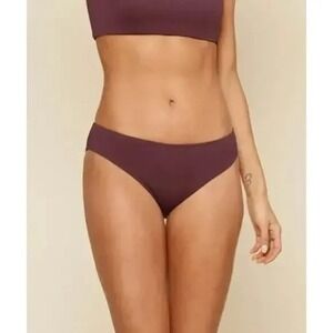 Andie‎ Swim NWT The Bikini Bottom Brown Cacao Size XL
